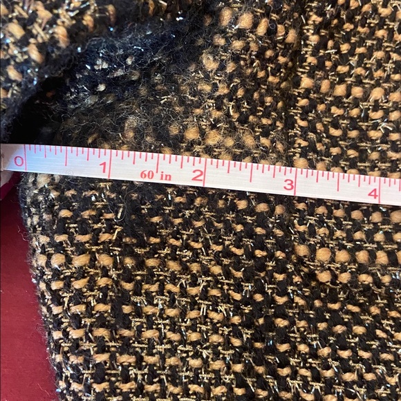 Vintage Jones New York Black and Gold Tweed Jacket - Picture 9 of 10